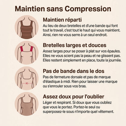 Débardeur sculptant Omnly avec soutien-gorge intégré